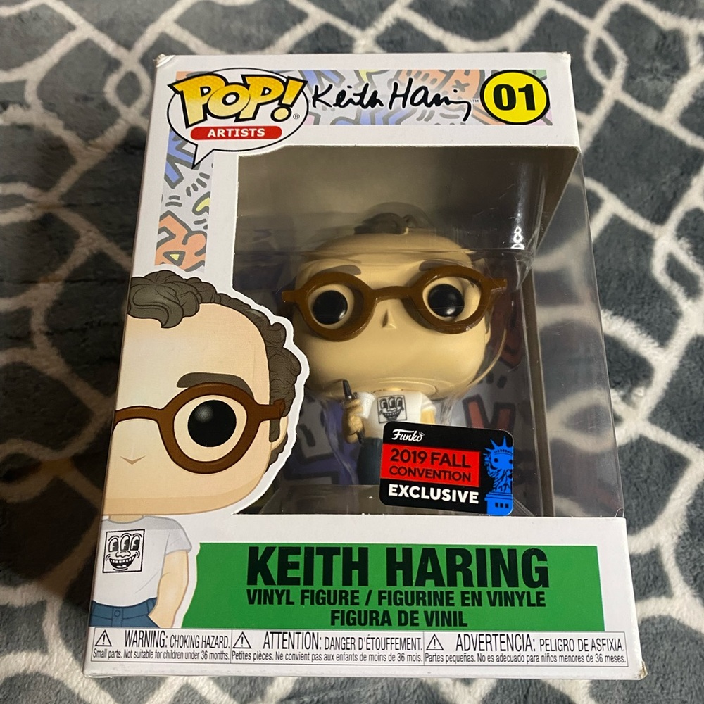 Funko Pop! Keith Haring #01 Funko Pop Artists ! Funko 2019 Fall Convention Exclu